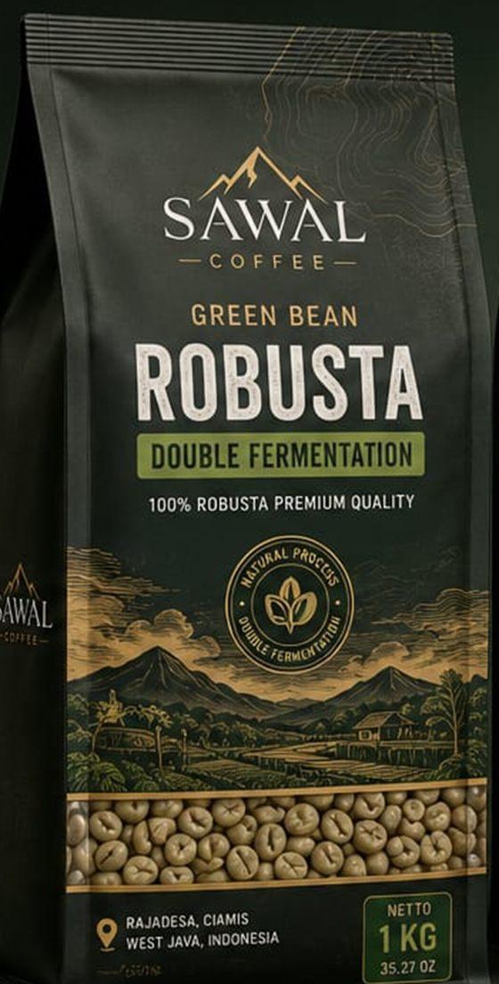 Sawal Coffee green bean Robusta from Rajadesa