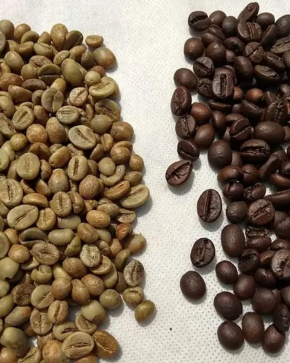 Green bean dan roasted bean